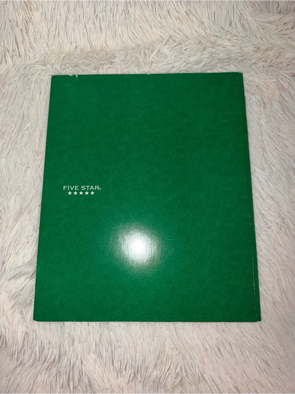 Five Star Green Two-Pocket Paper Folders, lot of 45 folders